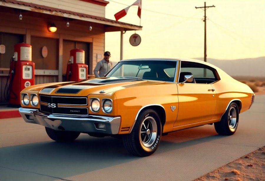 Unveiling the Timeless Allure of the 1970s Chevrolet SS Muscle Car